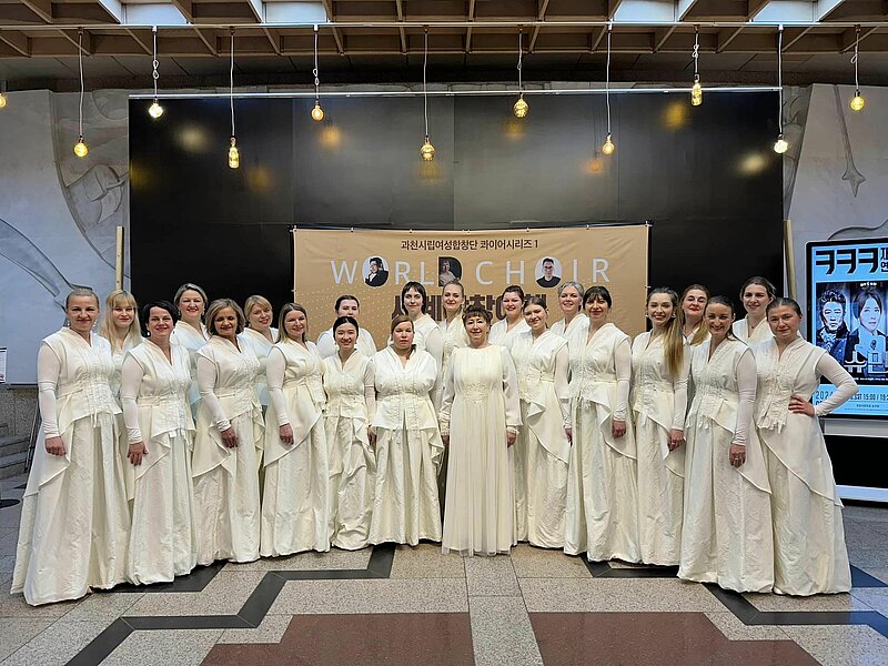 LU sieviešu koris "Balta" iekaro Dienvidkorejas kormūzikas klausītāju sirdis 