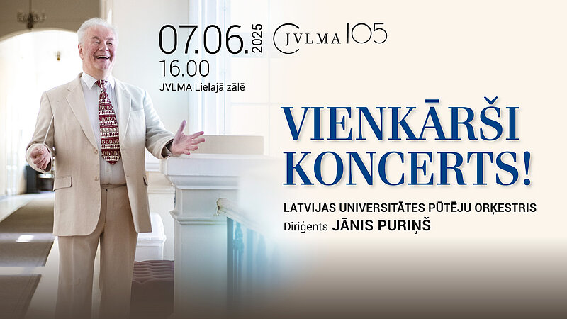 Janis Purins together with his Wind Orchestra invites you to a "Just a Concert"!