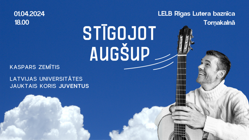 Kaspars Zemītis un Latvijas Universitātes jauktais koris "Juventus" aicina uz koncertu “Stīgojot augšup” 