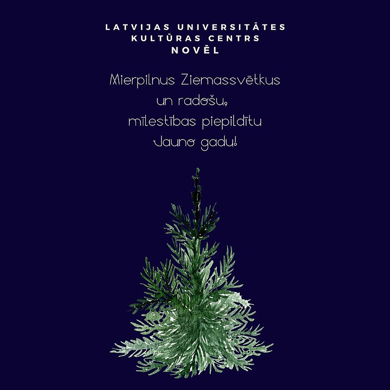 Lai mierpilni Ziemassvētki un radošs Jaunais gads!
