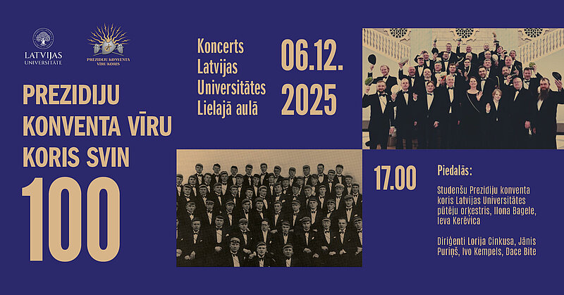Prezidiju Konventa Vīru koris svin 100!