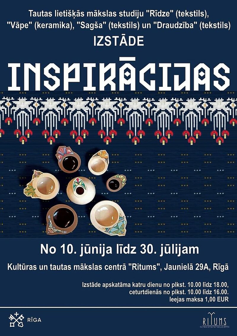 Latvijas Universitātes TLMS "Vāpe" aicina uz izstādi "Inspirācijas"