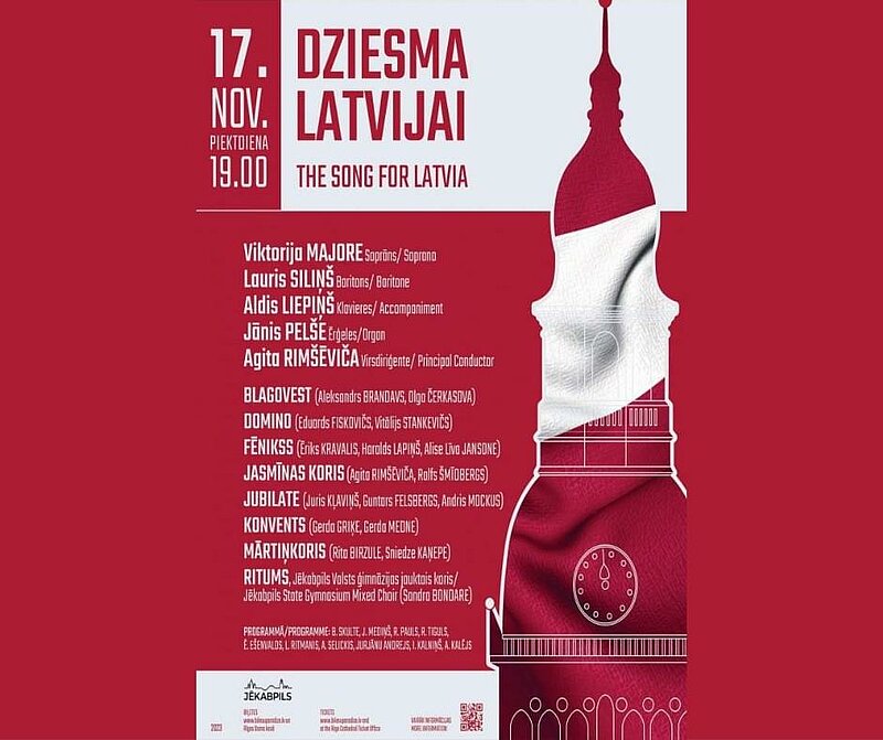 LU Absolventu koris "Jubilate" aicina uz koncertu "Dziesma Latvijai"