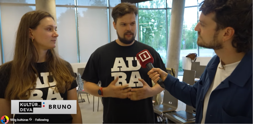 Raidījums "Kultūrdeva" ciemos pie LU jauktā kora "Aura"