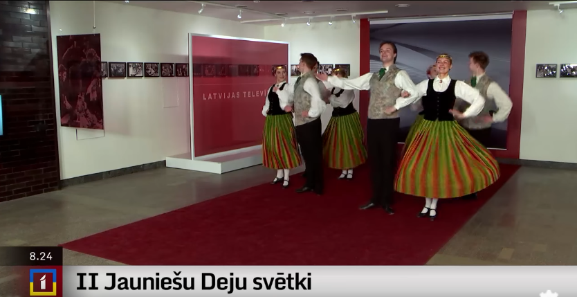 Tautas deju ansamblis "Dancis" LTV Rīta panorāmā
