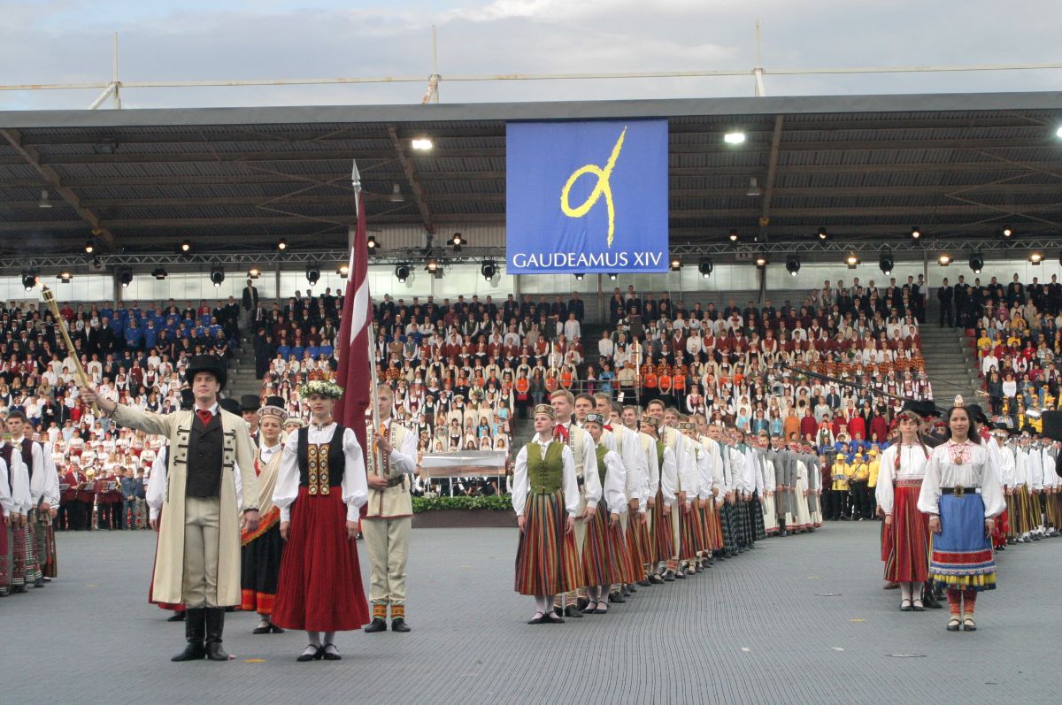 XX Baltijas dziesmu un deju svētki 'Gaudeamus' vēsture, LU foto arhīvs